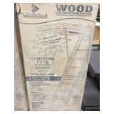 25.5" x 54" Wood Attic Ladder