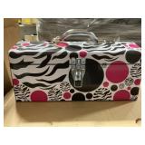 Zebra Craze Deco Tool Box.
