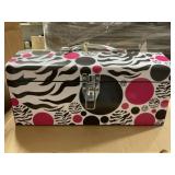 Zebra Craze Deco Tool Box.