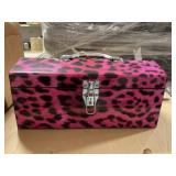 Pink Leopard Tool Box. x2