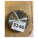 Irwin 7 1/4"   16T Saw Blades.  x8