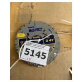 Irwin 7 1/4"  24T Saw Blades.   x4