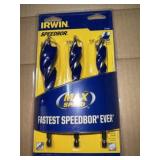 3 Pc. Set Speedbor Drill Bits.  x3
