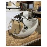 ewter Look 2 Light Ceiling Fixture