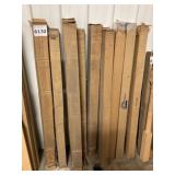 Assorted 60" Oak/Poplar Posts x 11
