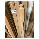 60" Oak Post x 7