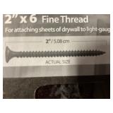 2" Fine Thread Drywall Screws 1lb x 12