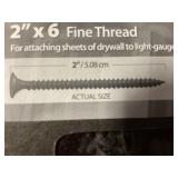 2" Fine Thread Drywall Screws 1lb x 12