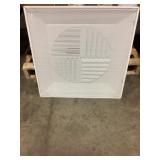 Box of (2) 24' x 24' Ceiling Diffusers in White