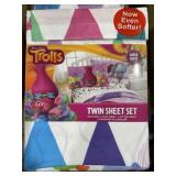 Dreamworks Trolls Twin Sheet Set