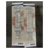 4Pk Quad Tube Compact Fluorescent Bulbs x 3