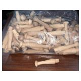 Bag of (100) 3' Cherry Wooden Shaker Pegs