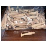 Bag of (100) 3' Cherry Wooden Shaker Pegs