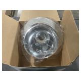 6' Brushed Nickel Recessed Downlight w/ Trim