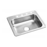 Elkayï¿½ 25' x 22' Single Bowl Drop-In Sink