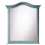 Province 28' Framed Wall Mirror in Blue