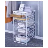 Everbiltï¿½ 5 Drawer Storage Kit in White