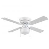 Harbor Breezeï¿½ 42' LED Indoor Ceiling Fan in White