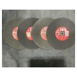 10' Masonry Cut Off Blades x4