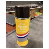 (6) Cans of 12oz. Tire Marking Paint in Red