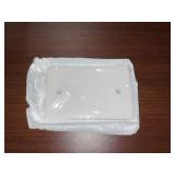 (100) Leviton White 1G Blank Wall Plates