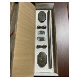 The Delaney Co. 18' Towel Bar Set in Aged Pewter