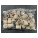 1-1/4'DIA Wooden Craft Spool x 25Pcs