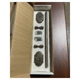 The Delaney Co. 18' Towel Bar Set in Aged Pewter