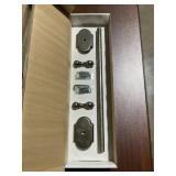 The Delaney Co. 18' Towel Bar Set in Aged Pewter