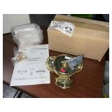 Concordï¿½ Clear Glass Turtle Fan Light Kit x 2