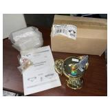 Concordï¿½ Clear Glass Turtle Fan Light Kit x 2