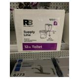 Reliabiltï¿½ 12' Toilet Supply Lines x 6Pcs