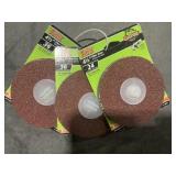 Gator 4 1/2' Fiber Disc. Angle Grinder x3