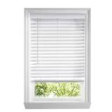 30' x 64' Cordless Faux Wood Blinds in White x 3
