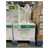Case of (1,000) 12oz Plastic Cold Cups