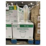 Case of (1,000) 12oz Plastic Cold Cups