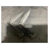 Mix of Folding Knives with Clip x 2Pcs