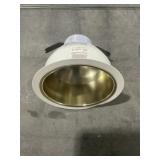 (6C3G) Tapered Cone Trim in White x 5Pcs