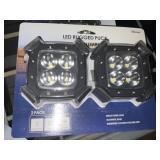 2Pk of LED Rugged Puck Lights x 3