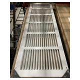 30' x 8' Return Air Grille Duct Cover In White x5