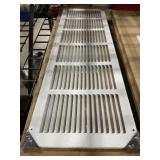 30' x 8' Return Air Grille Duct Cover In White x5
