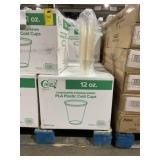 Case of (1,000) 12oz Plastic Cold Cups