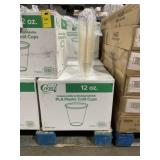 Case of (1,000) 12oz Plastic Cold Cups