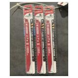 Diablo 5 Pack 9' Reciprocating Saw Blades x3