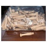 Bag of (100) 3' Cherry Wooden Shaker Pegs