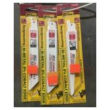 Ivy Classic 6' Reciprocating Saw Blades x3