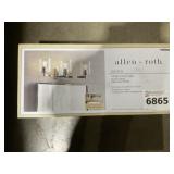 allen+rothï¿½ 3-Light Vanity Bar in Chrome