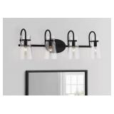 Hampton Bayï¿½ 4-Light Vanity in Matte Black