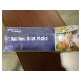 Box of (1,000) 4' Bamboo Knot Picks x 2Boxes