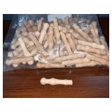 Bag of 3' (100) Cherry Wooden Pegs